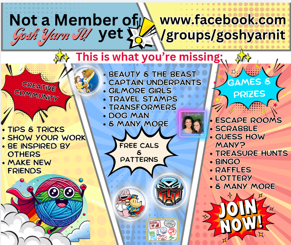 Join our Crochet Community!! Gosh Yarn it!