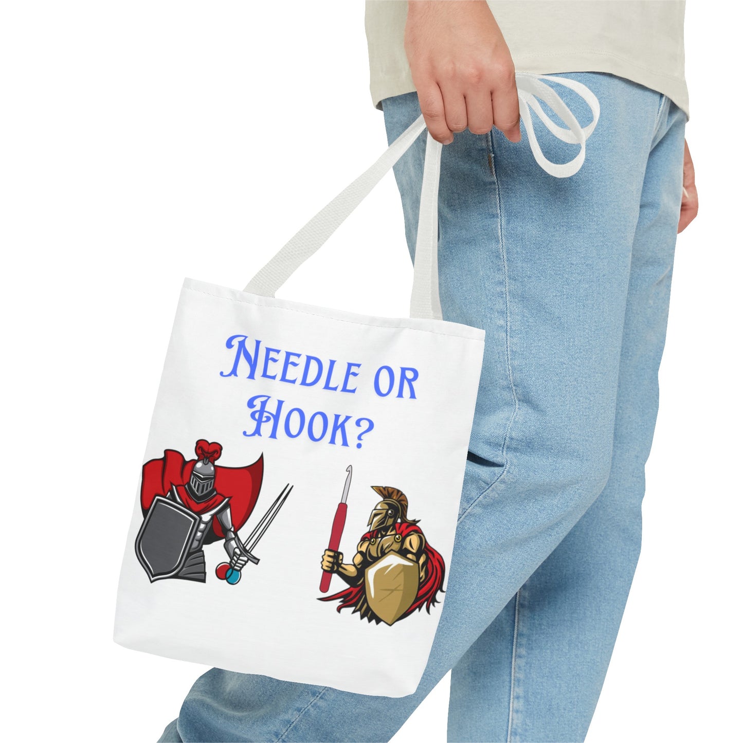 Needle or Hook? Warriors Tote Bag