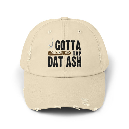 "Tap that Ash" Unisex Distressed Cap