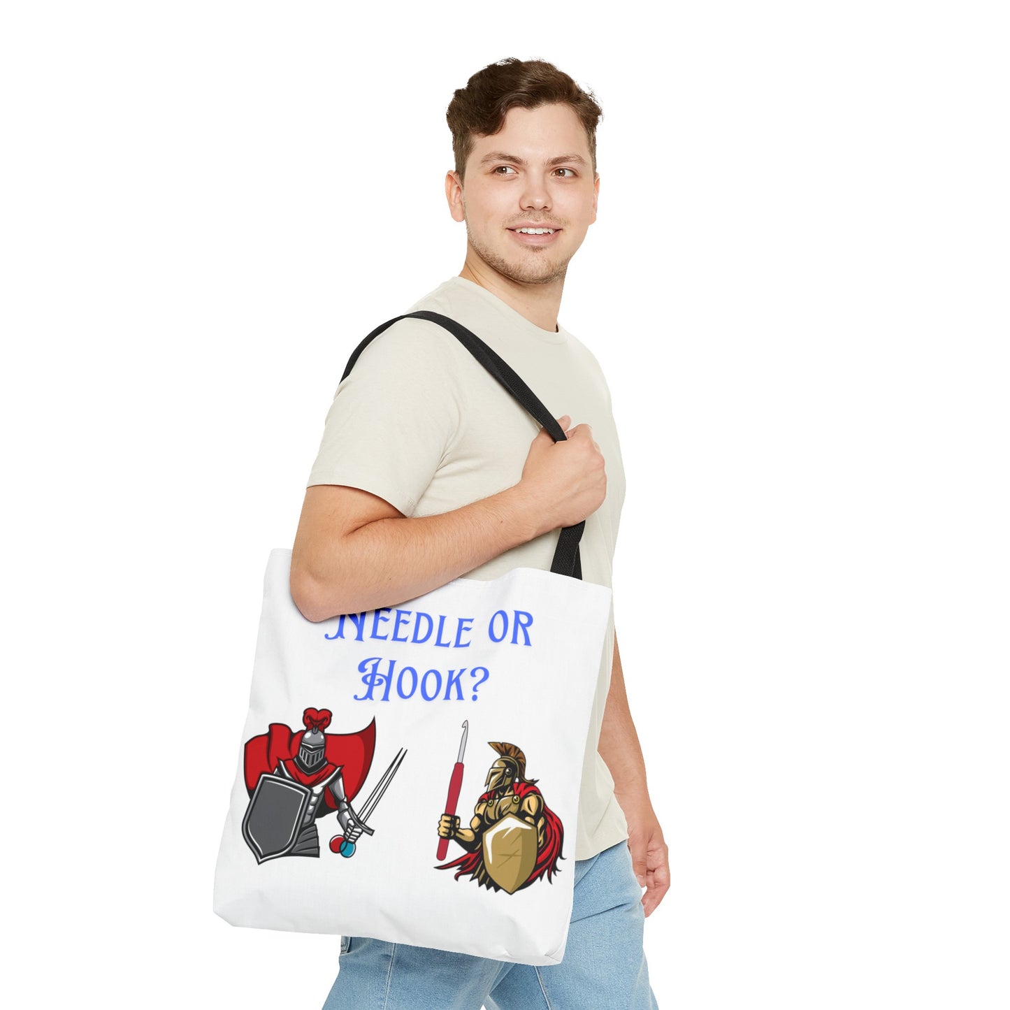 Needle or Hook? Warriors Tote Bag