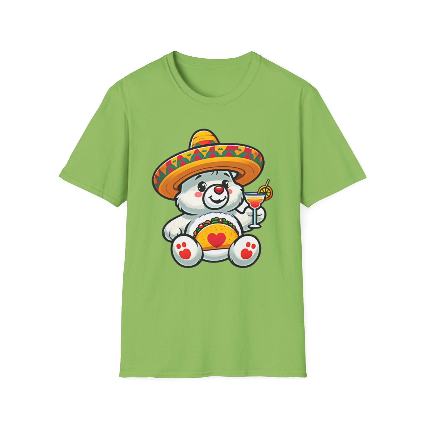 Fiesta Bear Unisex Softstyle T-Shirt