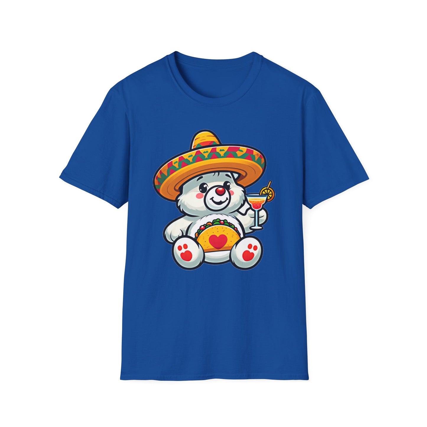 Fiesta Bear Unisex Softstyle T-Shirt