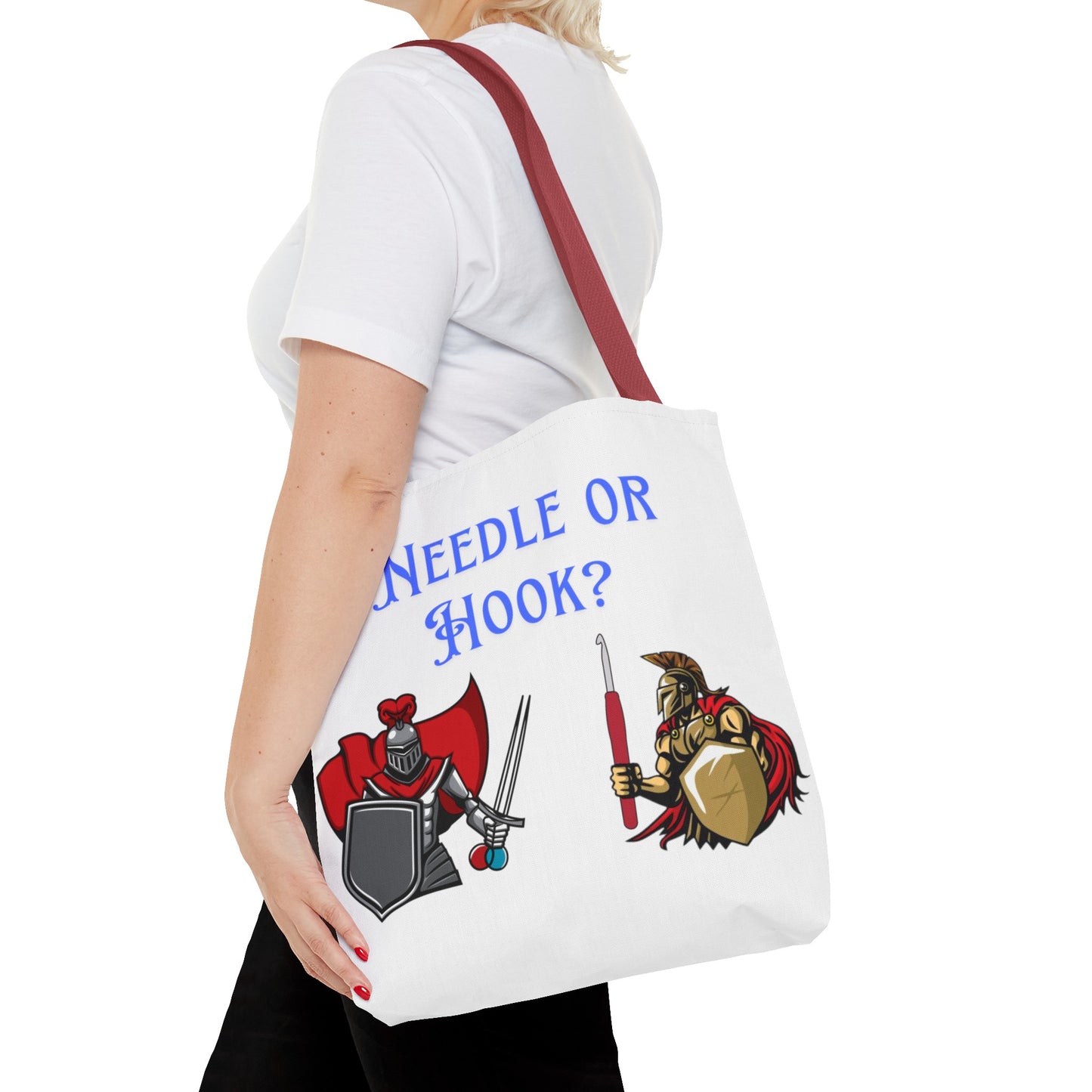 Needle or Hook? Warriors Tote Bag