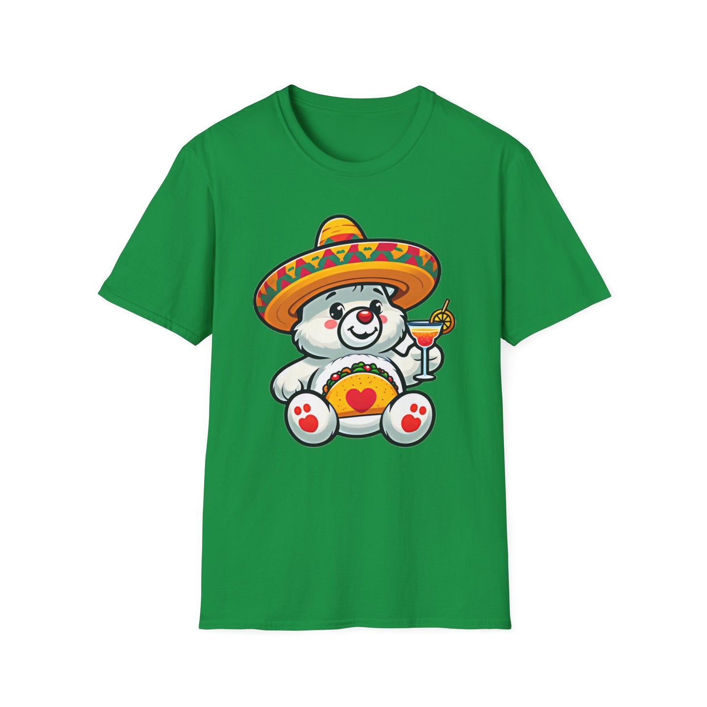 Fiesta Bear Unisex Softstyle T-Shirt