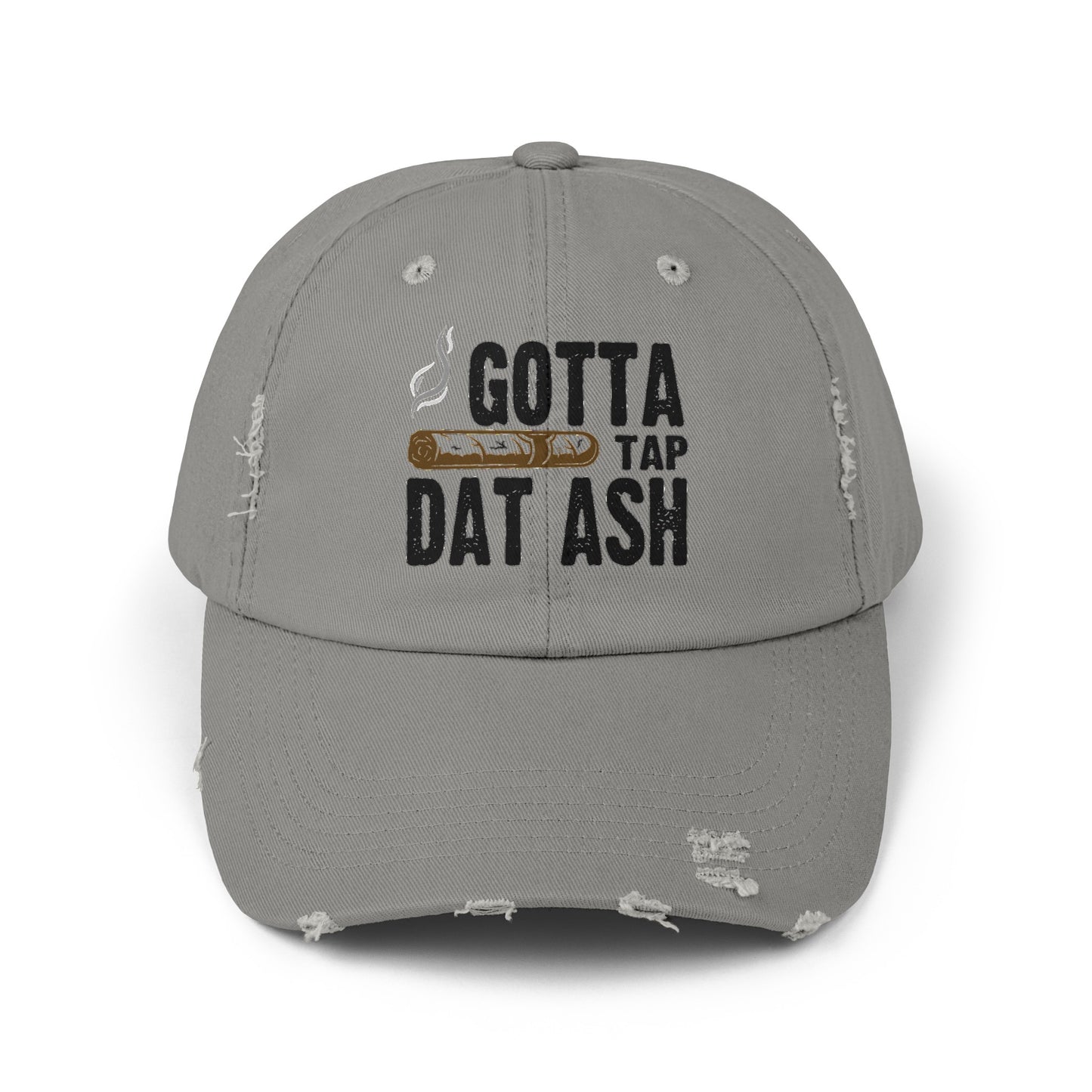 "Tap that Ash" Unisex Distressed Cap