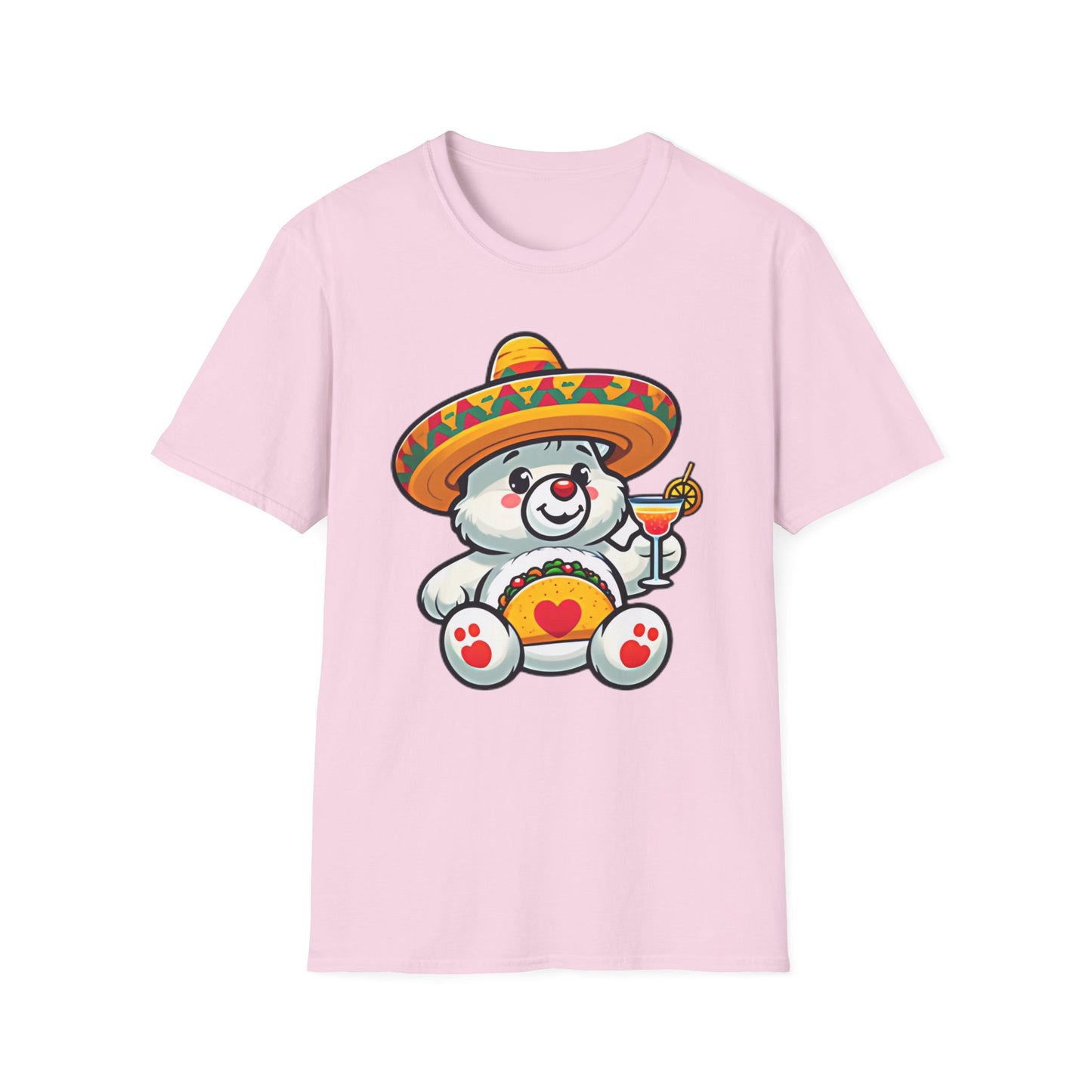 Fiesta Bear Unisex Softstyle T-Shirt