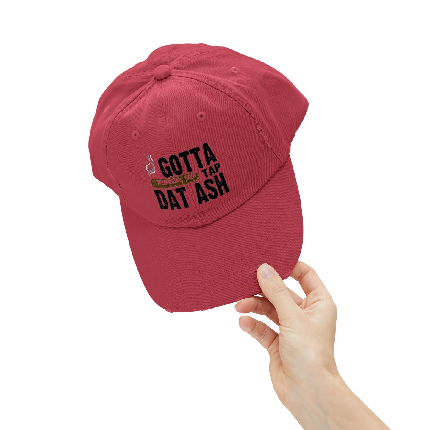 "Tap that Ash" Unisex Distressed Cap