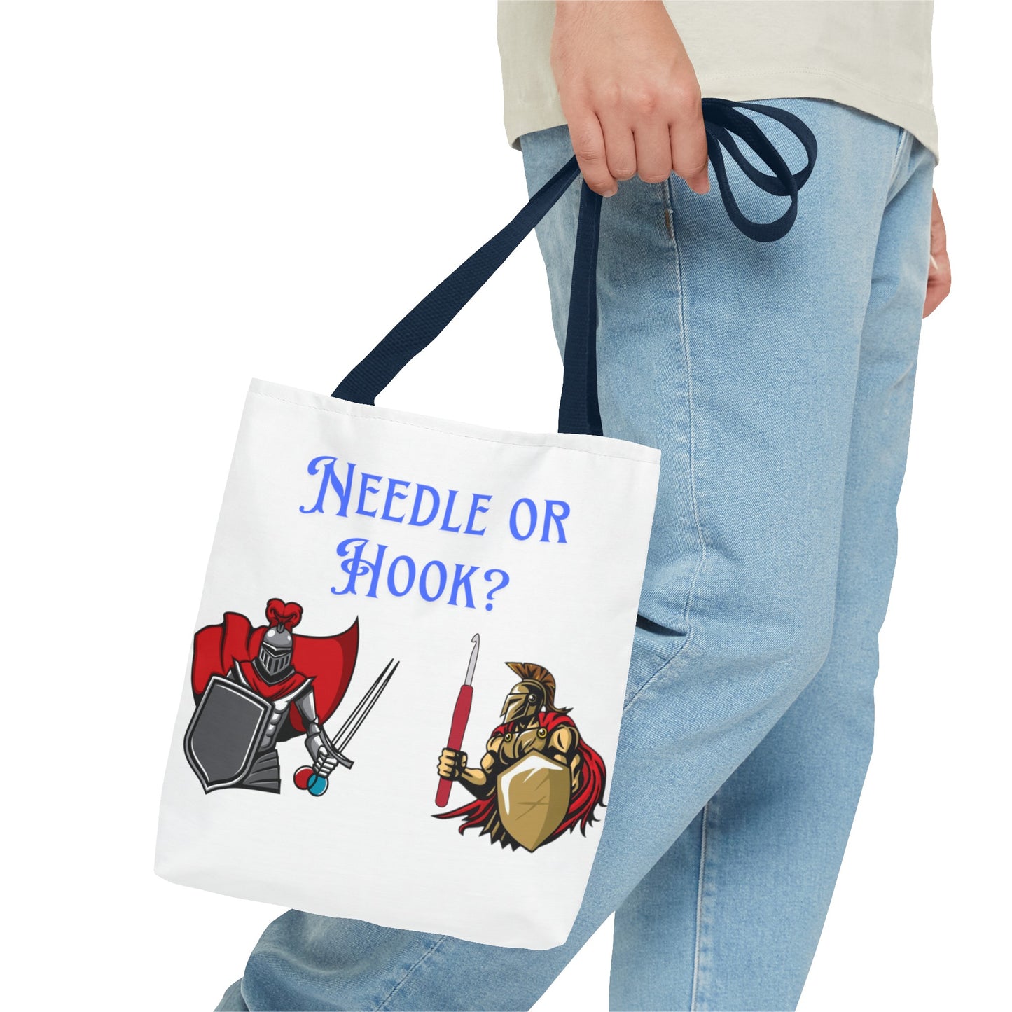 Needle or Hook? Warriors Tote Bag