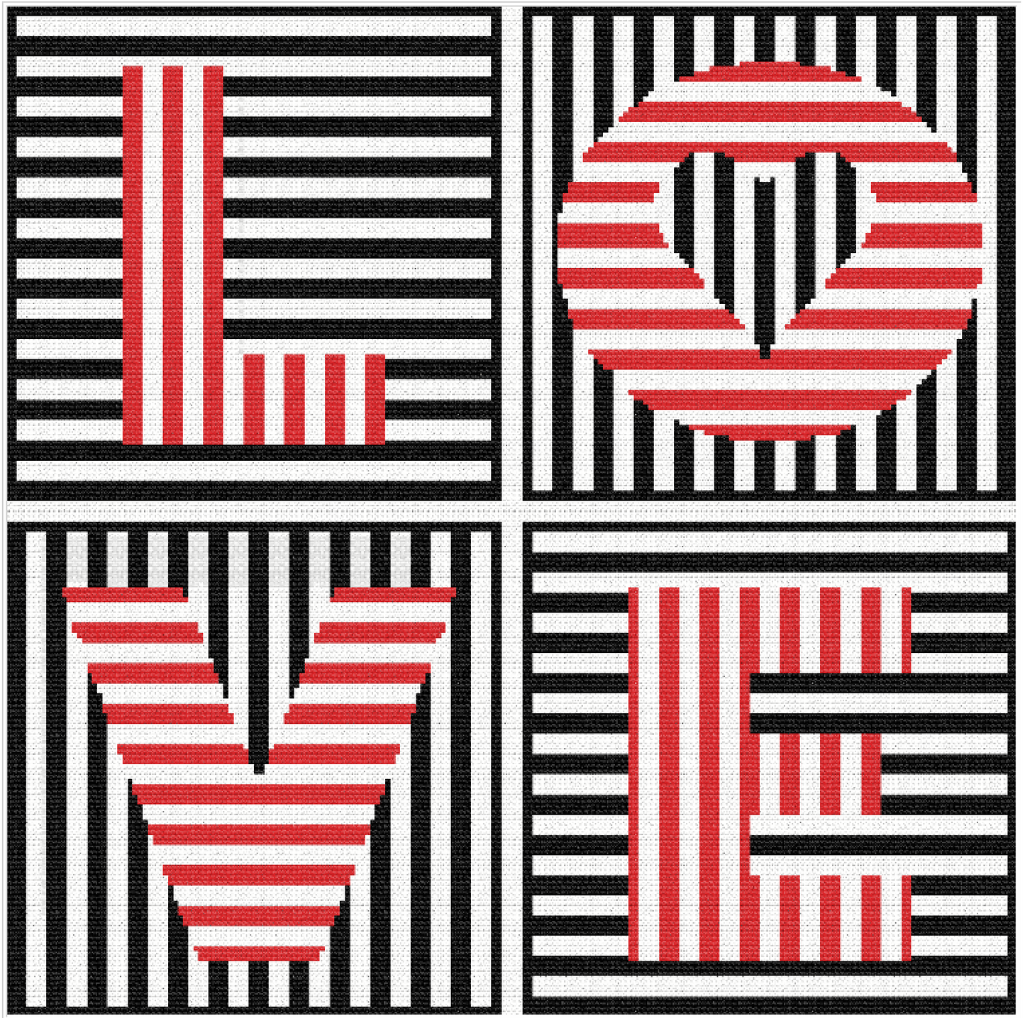 LOVE IN STRIPES Crochet Pattern 200x200