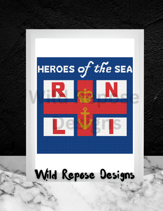 Heroes of the Sea - RNLI Crochet Pattern 190x190