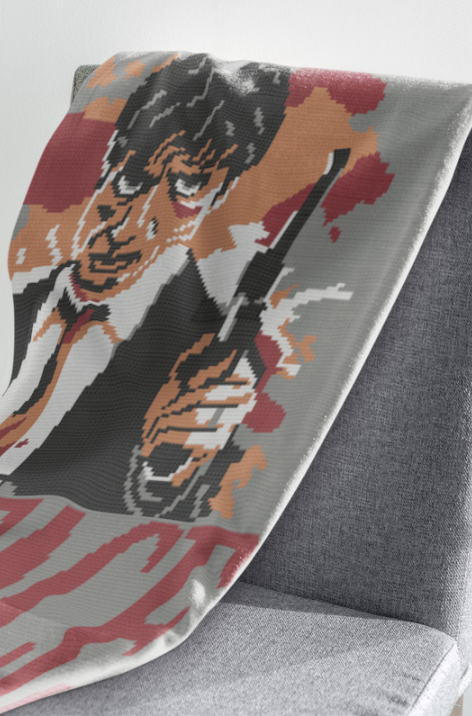 Scarface Splatter Crochet Pattern 160x186