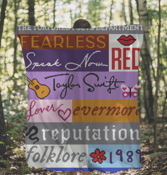 Taylor Swift Albums Crochet Pattern 256x344