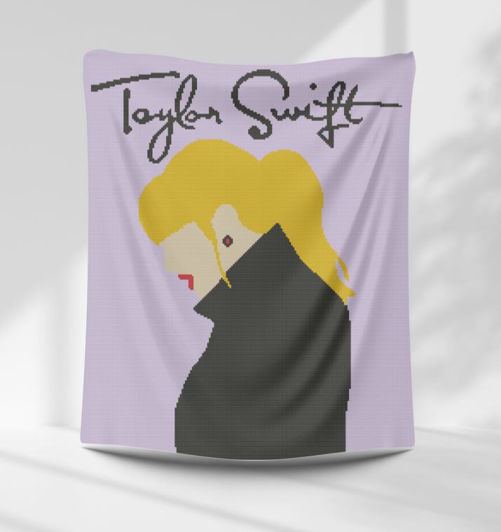 Taylor Swift Profile Crochet Pattern 192 x 240