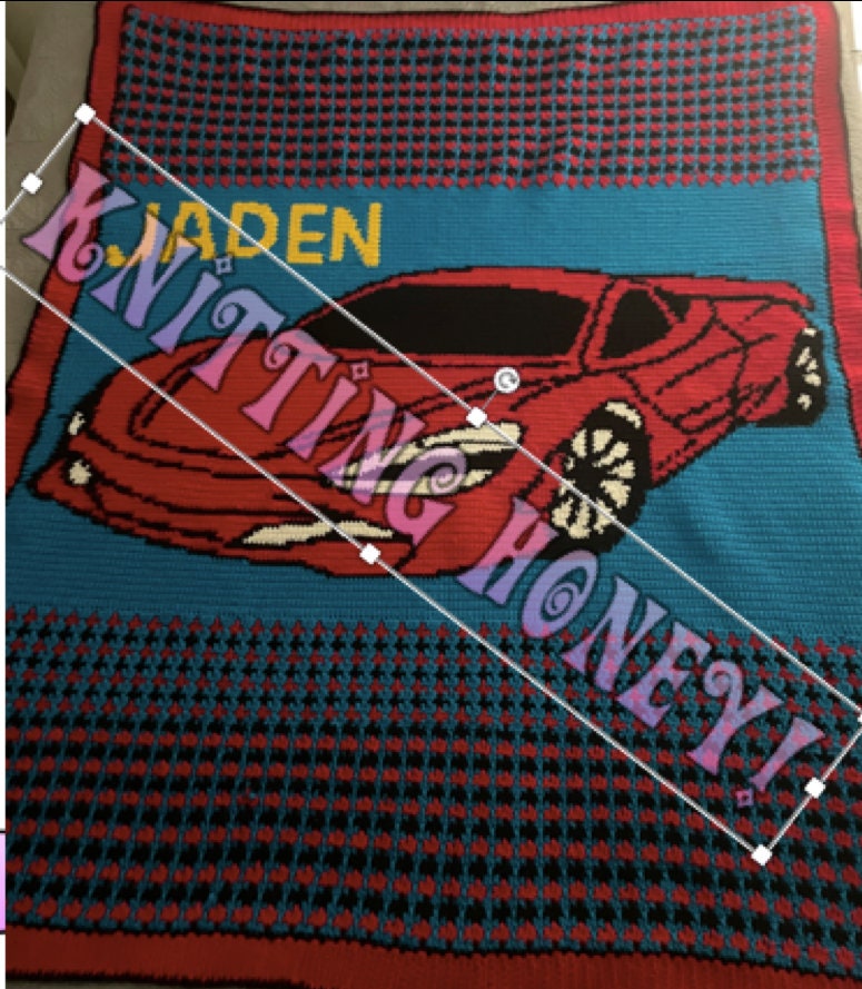 Sports Car McLaren Crochet Pattern 180x140