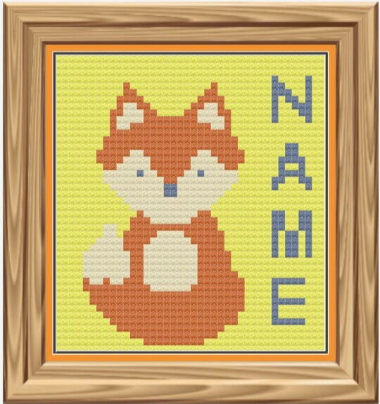 FOX C2C Personalized Baby Blanket