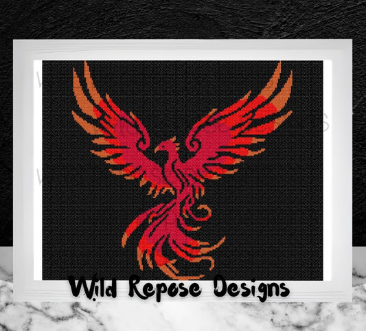 Phoenix Rising Crochet Pattern 200 X 160