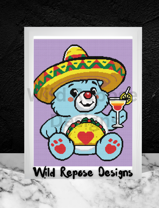 Fiesta Bear Crochet Pattern 192x240