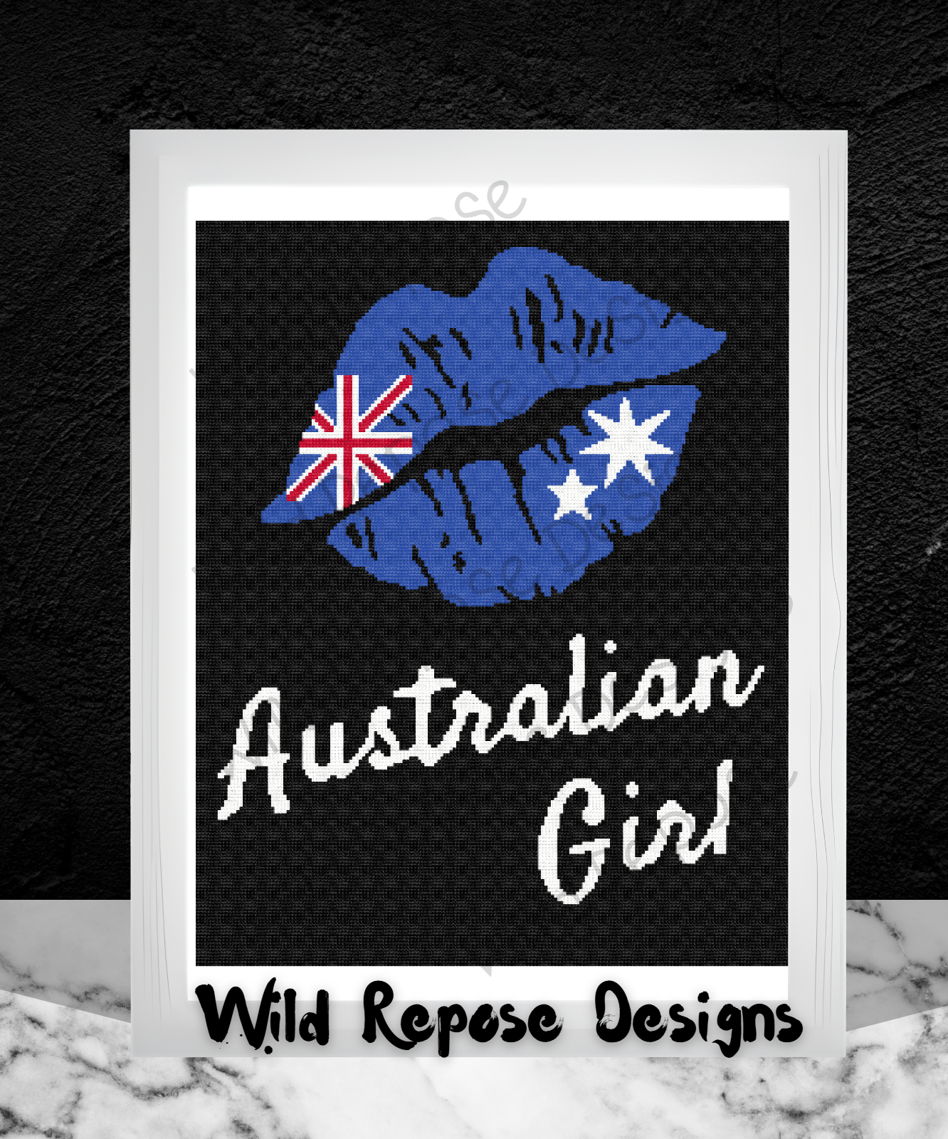 Lips Australia Crochet Pattern 192x240